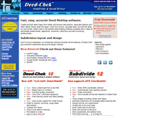 Tablet Screenshot of deedchek.com